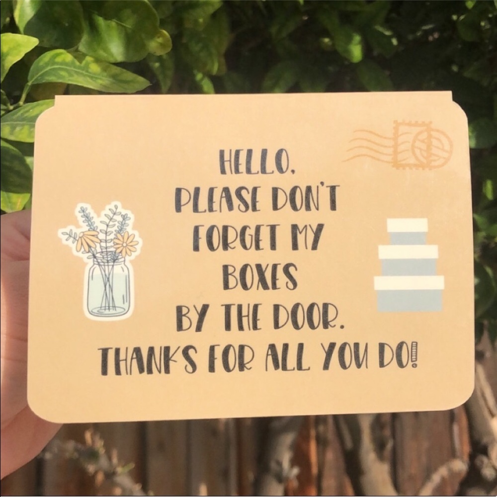 Mailbox Reminder Sign 📬